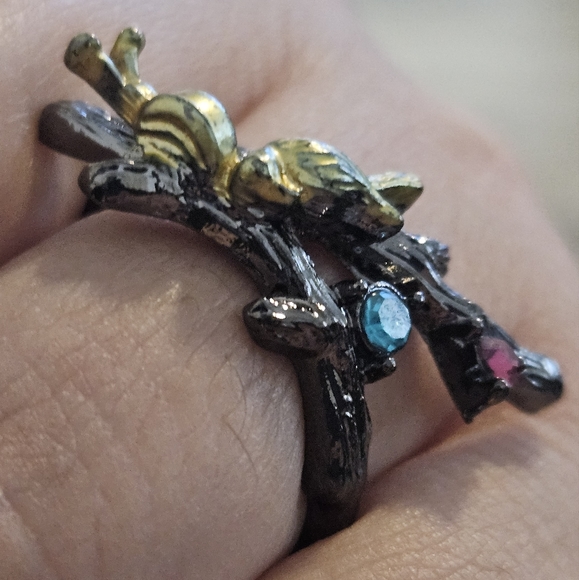 Snail bird ring - Picture 2 of 4